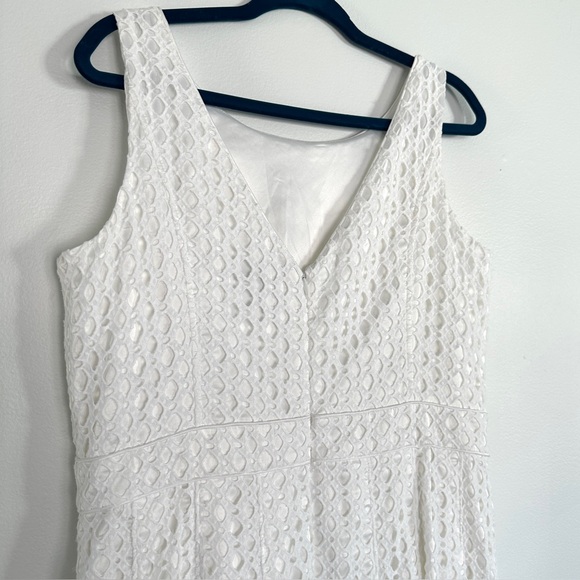 WHBM White Mini Dress Size 12 - Picture 6 of 10